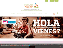 Tablet Screenshot of elparquedelasemociones.com